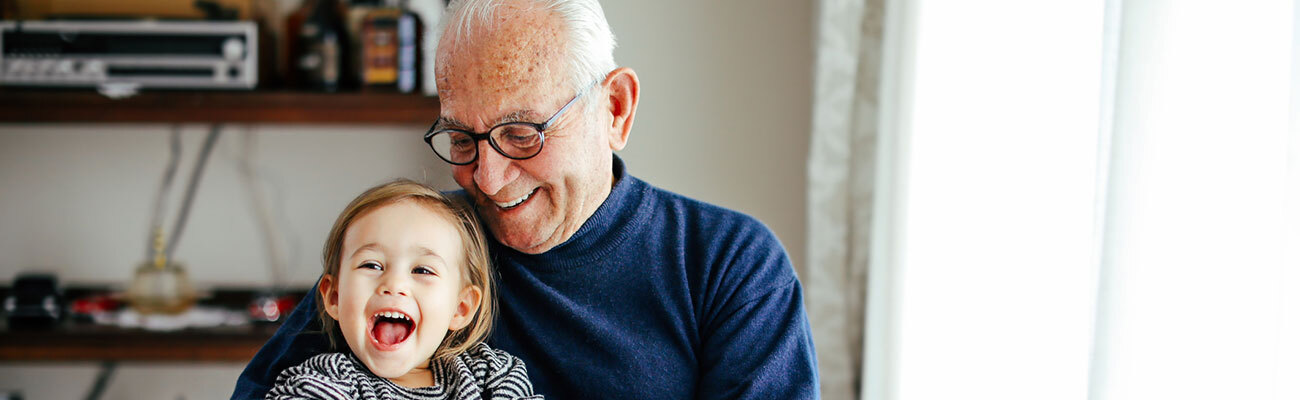 older man with grandchild